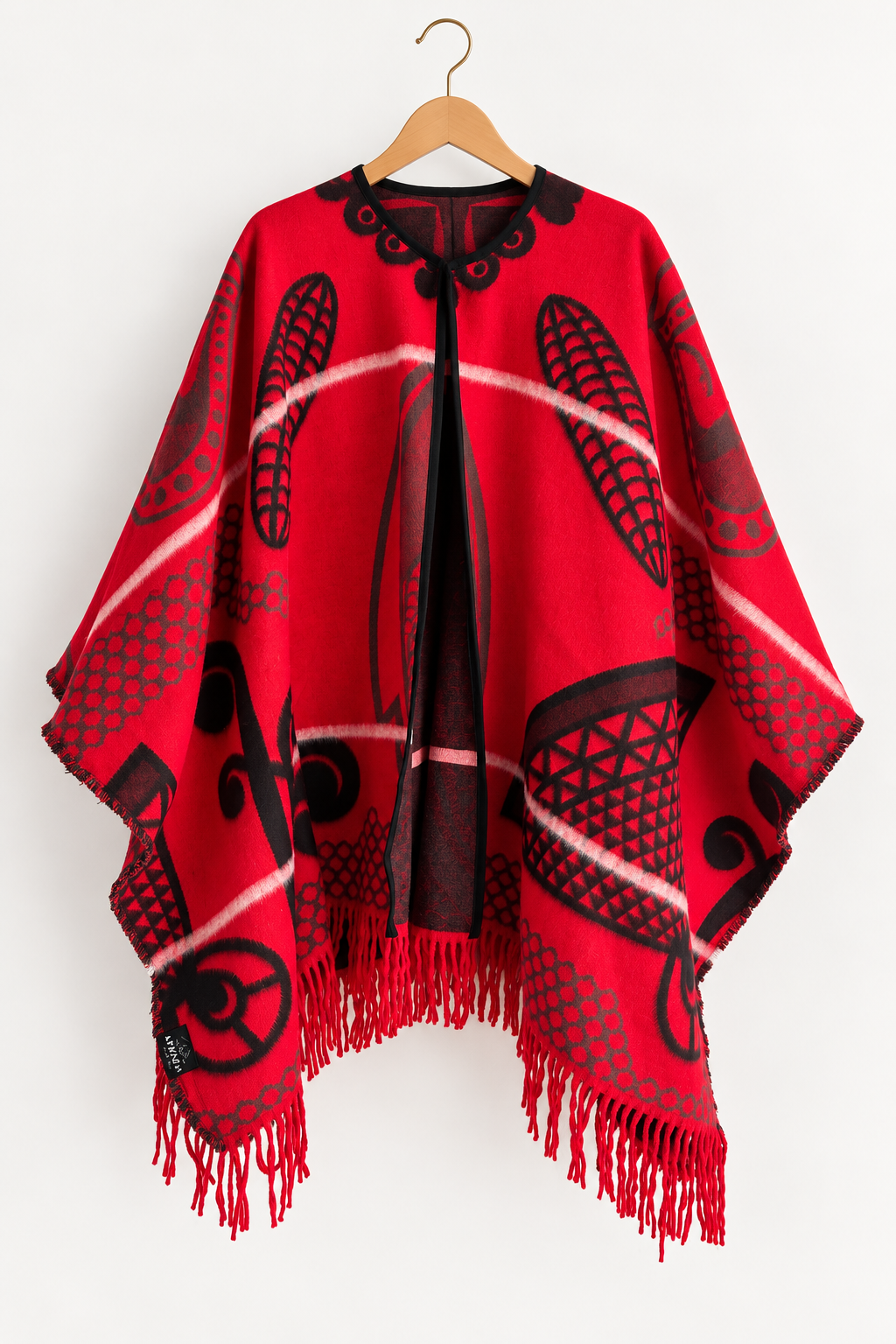 Red and Black Mamohato Cape