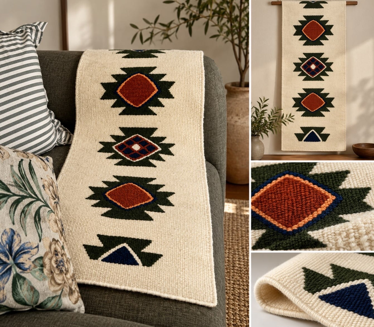 100% Mohair Tapestry